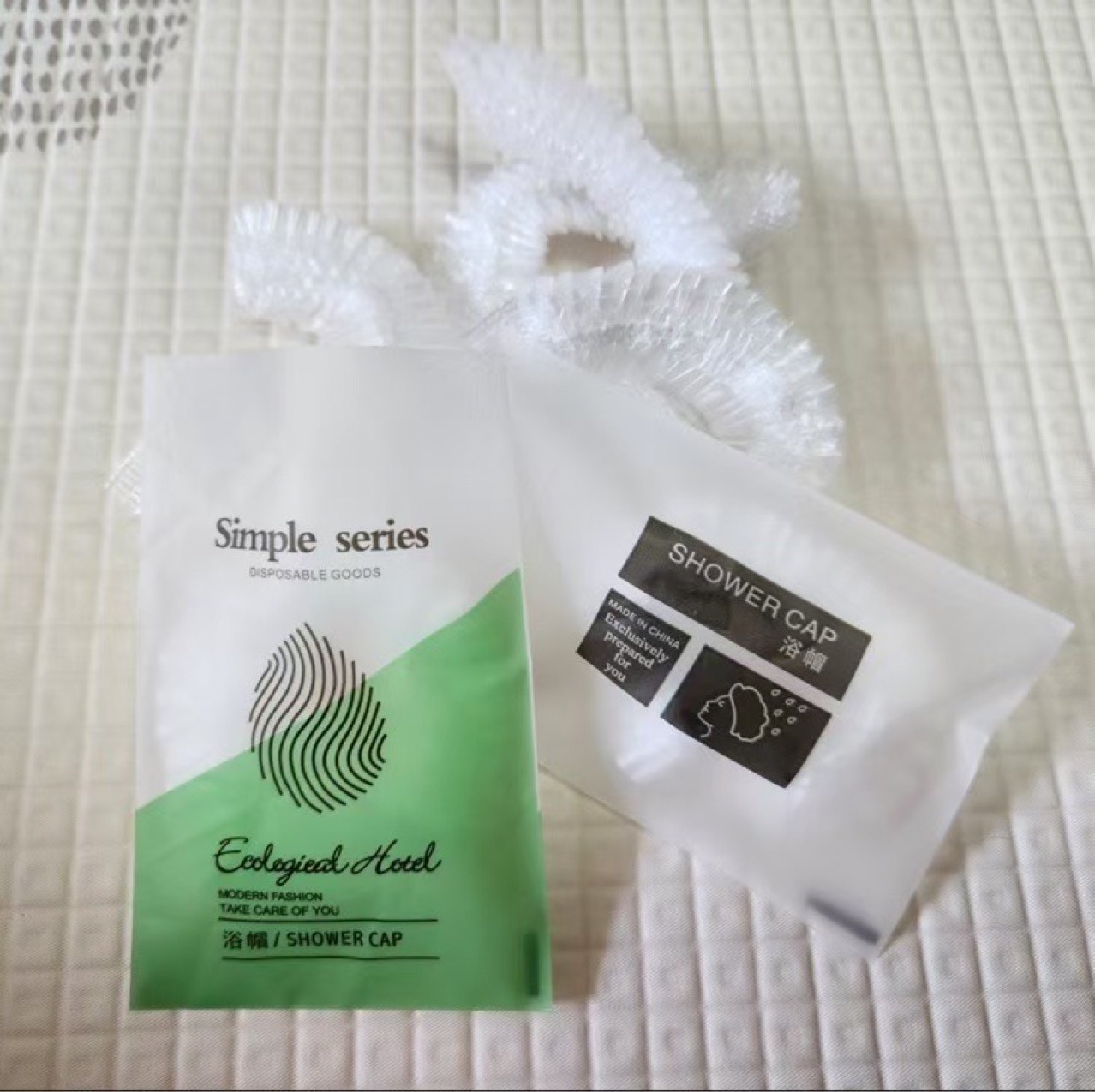 Disposable Shower Cap Hotel Guesthouse Homestay Bath Supplies Universal Waterproof Smoke Dye Hair Cover Salon Home