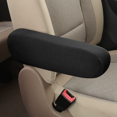 Car gloves universal minivan armrest cover fabric easy-to-clean interior modification truck supplies protection (Sürətlər qutusu və əl tormozu başlıqları) - black