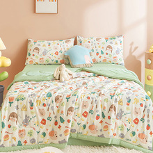 里外全棉棉花被夏被四件套A类纯棉夏凉被空调被芯子棉被4件套特价