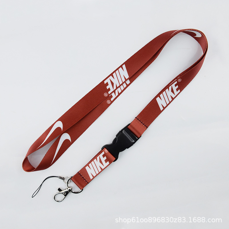 En stock Nike cordón Amazon Venta caliente linterna u disco llavero teléfono móvil cuerda langosta hebilla soporte personalizado