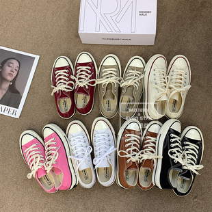 New Hot Sale 2024 Spring New Classic Low-Top Canvas Shoes for Men and Women Couple Shoes