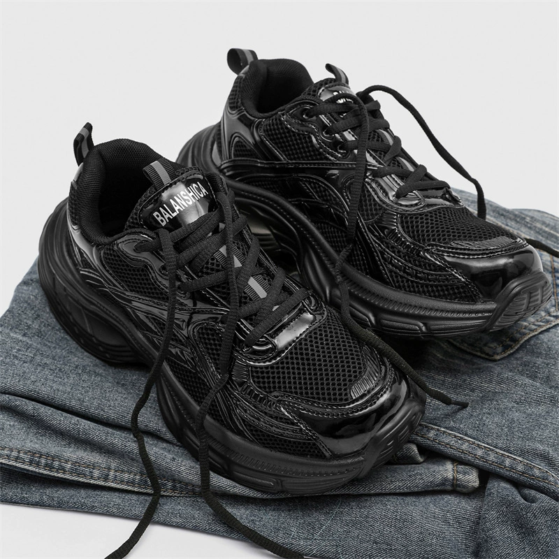 Пары — модная нишевая сетчатая дышащая обувь Dad Shoes, прямые поставки с фабрики для женщин и не только летом, новые толстоподошвенные спортивные кроссовки