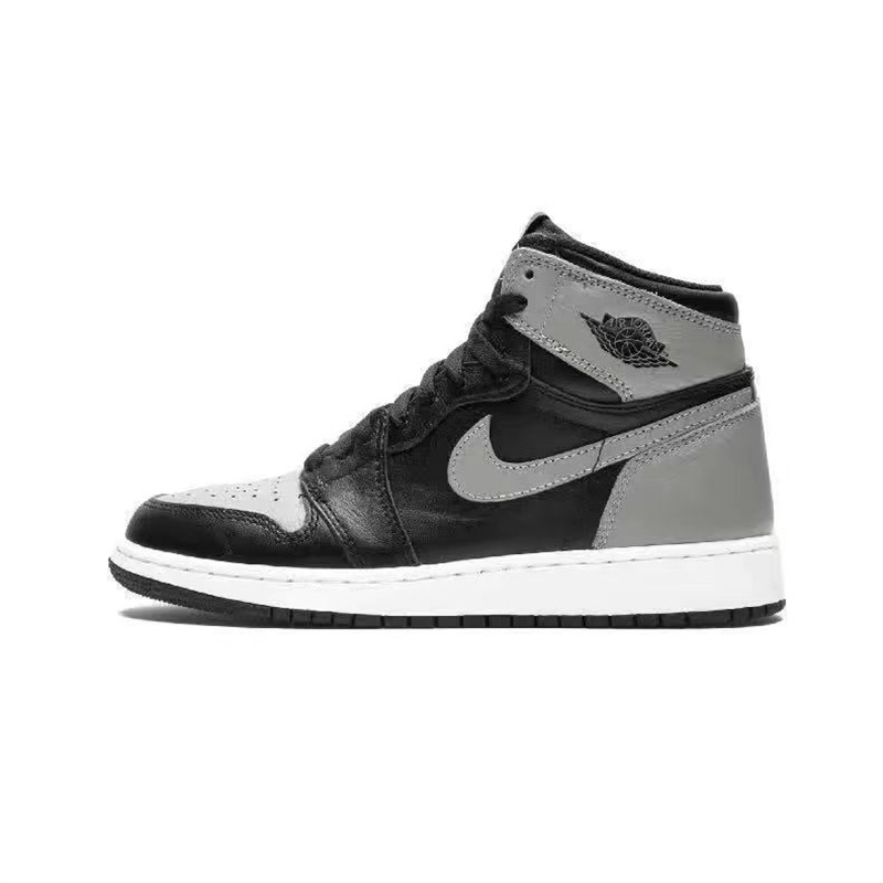 AJ1 ハイトップバスケットボールシューズカジュアルスニーカースポーツシューズ aj 男女兼用シューズ aj インバーカー煙灰パンダ黒と白の黒曜石|undefined