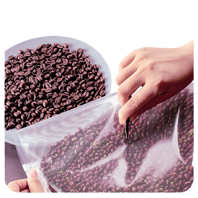 Deli 14916 14917 bolsa de envasado al vacío de alimentos sellado fresco bolsa de succión de compresión doméstica bolsa de plástico image 5
