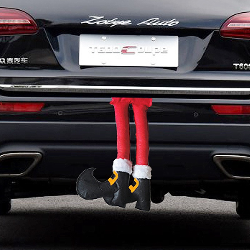 Cross-border nueva Navidad elfo pie árbol falda coche elfo pie Decoraciones de Navidad adornos de decoración de coches de Navidad