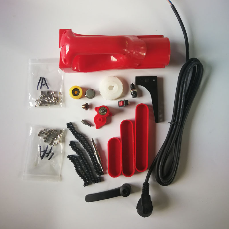 土工膜焊接机配件外壳链条链条盖爬行轮滚轮开关电源线涡轮齿轮箱