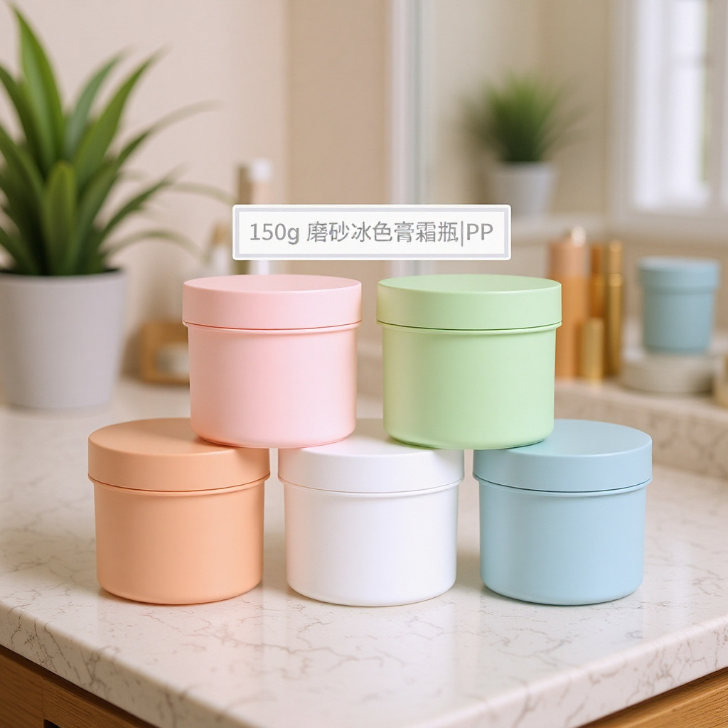 Matte cosmetic container