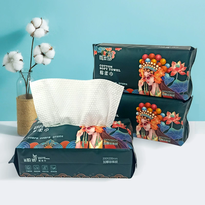 cotton fluorescence wet wipes for face washing, birthday gift