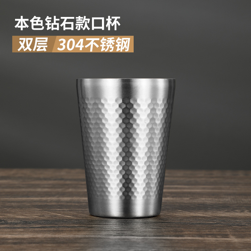 Taza Térmica de Acero Inoxidable 304 – Doble Pared, Dorada, Ideal para Bebidas Frías o Calientes