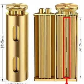 跨境爆款手工纯铜卷烟器