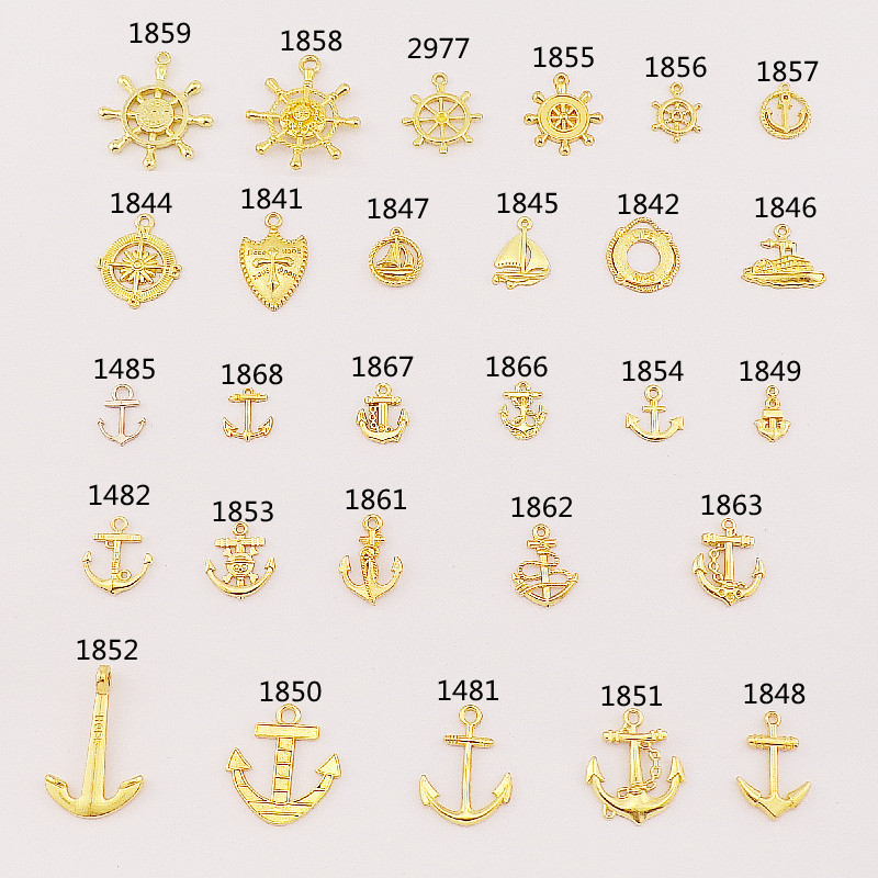 26g Weight Pendant Jewelry Making Type 16 * 19mm Jewelry Making Size DIY Jewelry Accessories Classification 20 PCS/Package Quantity Alloy Material Ship, Rudder, Anchor Pattern All Seasons Season Plating Design Retro, IG Style Style 20 PCS/Package 16 * 19mm Alloy Ship Rudder Anchor Pendant 无