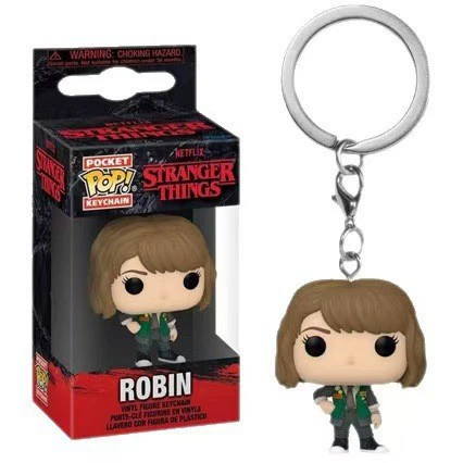 Брелок-подвеска в стиле Stranger Things, ПВХ, фигурка 4 см, общая длина ≈9 см