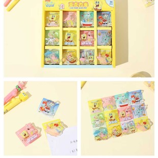 Qingyifang 01721 New Spongebob Genuine Authorized Handbook Butt Clip Cute Cartoon Book Special Clip