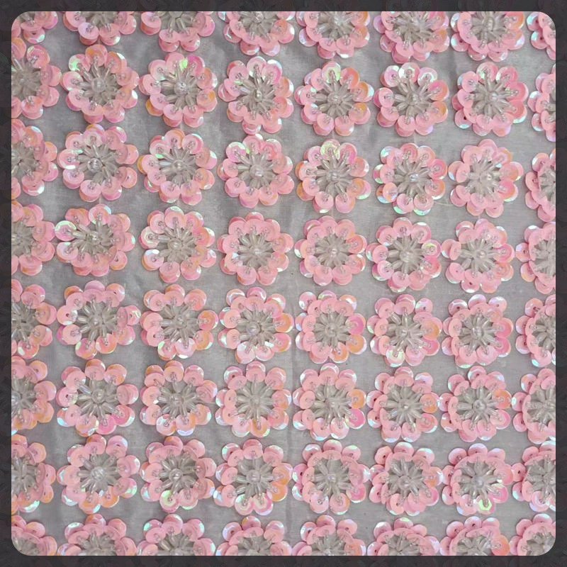 3CM handmade бисерные трёхмерные цветы обуви аксессуары пайетки 032 цветочные аксессуары яркие блестящие DIY украшение