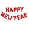 Cross -border 16 -inch Happy New Year New Year's Happy Letter Aluminum Film Balloon Set