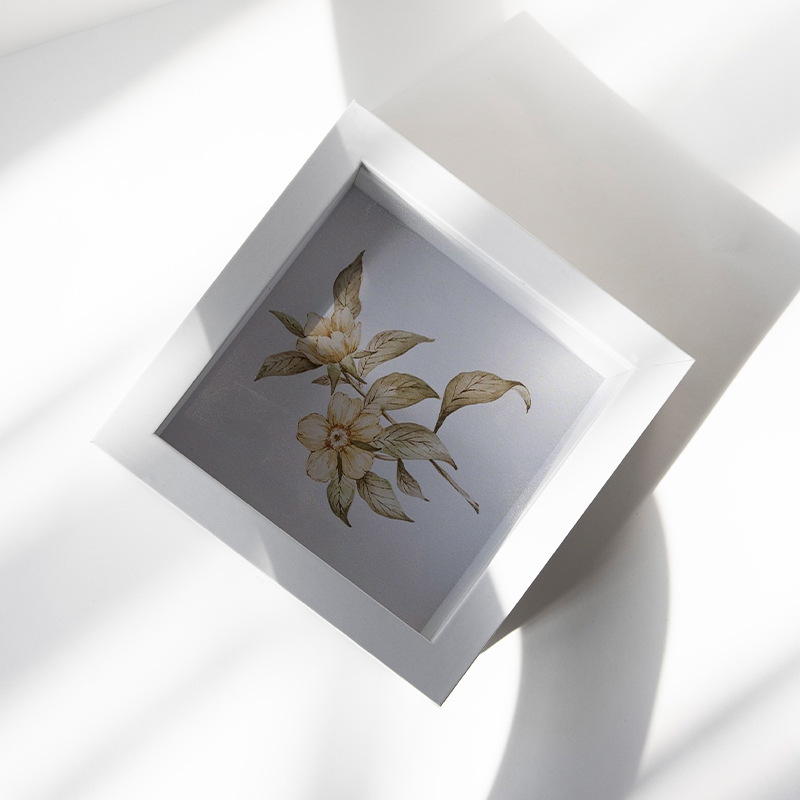 Tulipanos marcos de luz nocturna DIY decoración creativa personalizada para la novia Qixiao regalo marco tridimensional hecho a mano