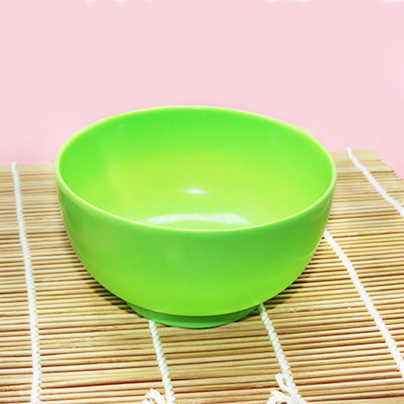 Wholesale Color Small Bowl Restaurant Fast Food Rice Bowl Soup Bowl Porcelain Imitation Plastic Small Bowl Dip Bowl Tableware Household
