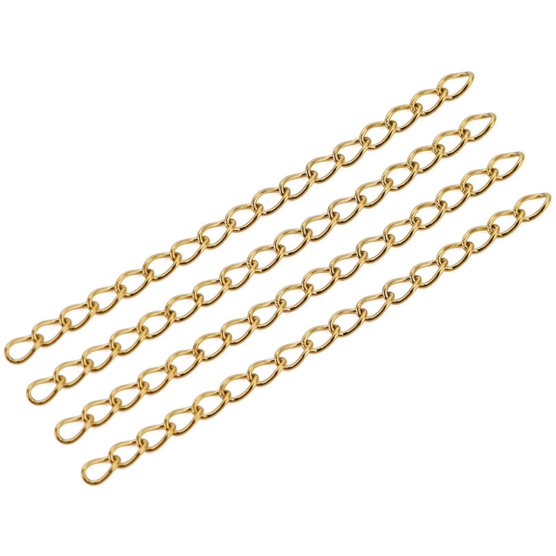Simple Style Style 50 Pieces Per Pack 304 Stainless Steel Cable Chain Jewelry Accessories