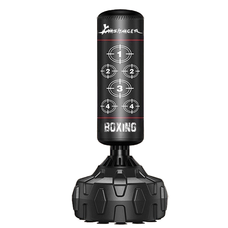 Bolsa de arena de boxeo doméstica vertical Sanda tumbler bolsa de arena para adultos entrenamiento de boxeo entrenador de boxeo infantil image 10