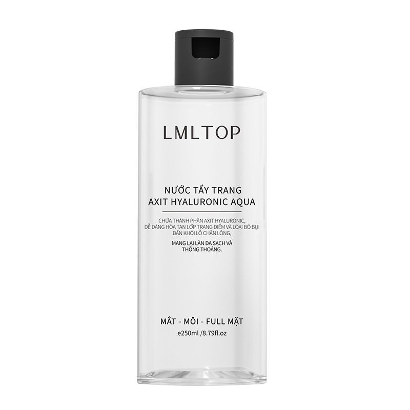 LMLTOP Humectante y refrescante desmaqueador de ácido hialurónico 250ml Desmaqueador de agua para VN LML2085