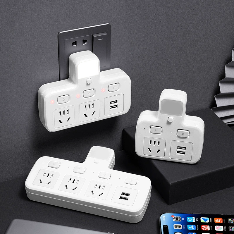 Household porous multi -switch plug -in ducts Put home conversion socket expansion wireless dormitory office line line plug