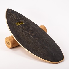 Exercise fitness balance board, skin fish-shaped balance board, wooden board ski yoga training balance board bend board