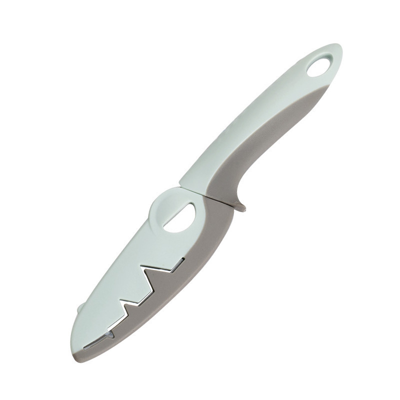 Cuchillo de fruta pequeño cocodrilo (azul)