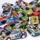 Wholesale alloy car tin car children's toys car simulation model stall bulk small toys back car