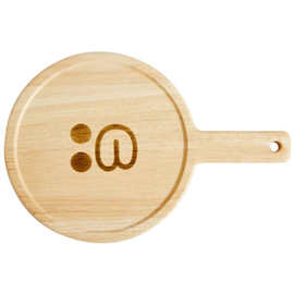 木质披萨盘 卡通可爱牛排板实木儿童辅食早餐托 简约下午茶水果盘