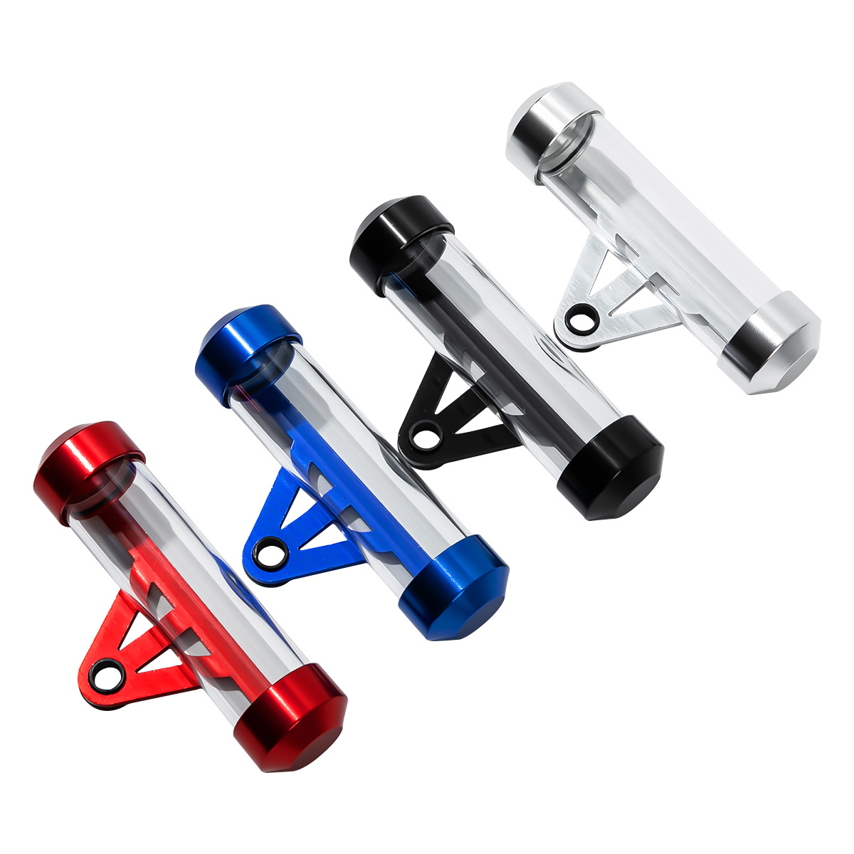 欧美市场摩托车自行车税单管税牌亚克力管红 /蓝 /银/黑 四色可选