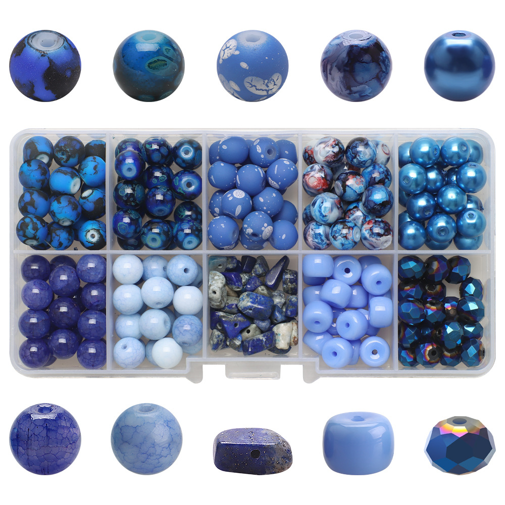 185g Weight Beads Jewelry Making Type Diameter 8mm Jewelry Making Size DIY Jewelry Accessories Classification 1 Set Quantity Glass Material Irregular, Round Pattern Plating Design Simple Style Style 1 Set Diameter 8mm Glass Irregular Round DIY Jewelry Accessories Beads 38