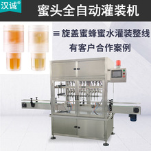 蜜头灌装设备 柠檬蜂蜜饮料灌装生产线 瓶盖蜂蜜多头罐装机定制