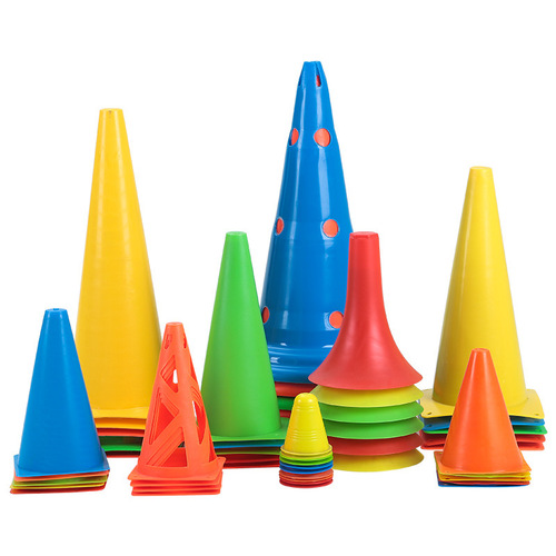 Logo bucket basketball training obstacle disc coiled pole ice cream cone cone bucket pile tube football training auxiliary equipment