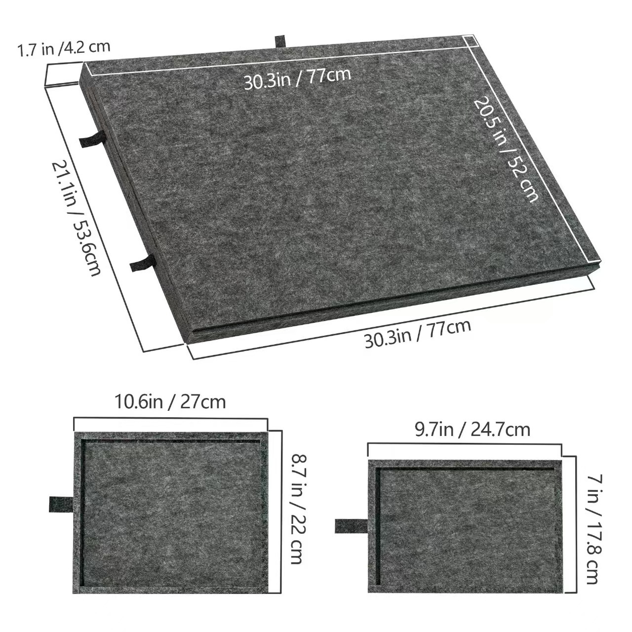Tilting Puzzle Board Thickeneded Stackable Puzzle Felt Board Pinpin Puzzle Board Puzzle Mat Felt Board for Adults