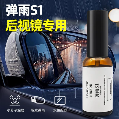 Automotive glass defogging agent for Rearview Mirror and