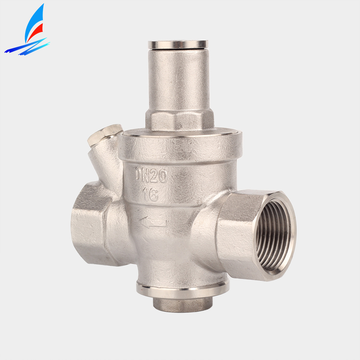 展帆不锈钢减压阀加厚直通减压阀热水器可调式稳压阀自来水阀