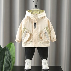 Children's Spring Fashion Hooded Jacket for Boys - New Style, Stylish, Suitable for Toddlers and Young Children