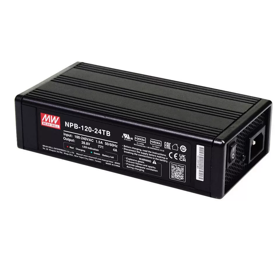 Тайвань MEAN WELL серия NPB-120 мини-зарядное устройство 12V/24V/48V, интерфейс XLR AD1 TB