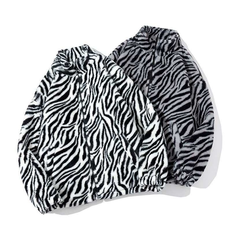 2021 Новое осенне-зимнее пальто для влюбленных Универсальное Полосатое пальто со стоячим воротником в Корейском стиле Свободное пальто с хлопковой подкладкой одежда с хлопковой подкладкой жареный уличный стиль