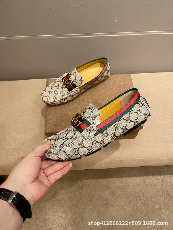 2025 estación europea nuevo Bean zapatos de hombre primavera-verano moda hombre zapatos de zapato transfronterizos zapatos casuales zapatos de conducción de un pie