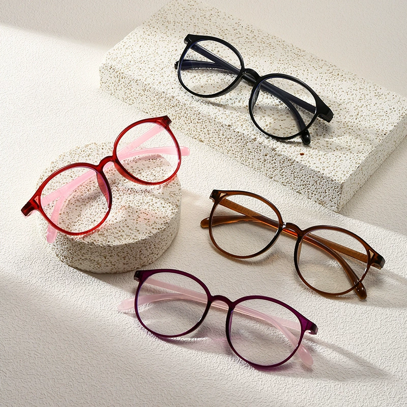 2024 новые ретро-модные ультралегкие очки с защитой от синего света высокой четкости, удобные для мужчин и женщин, портативные очки для пресбиопии с защитой от синего света для пожилых людей