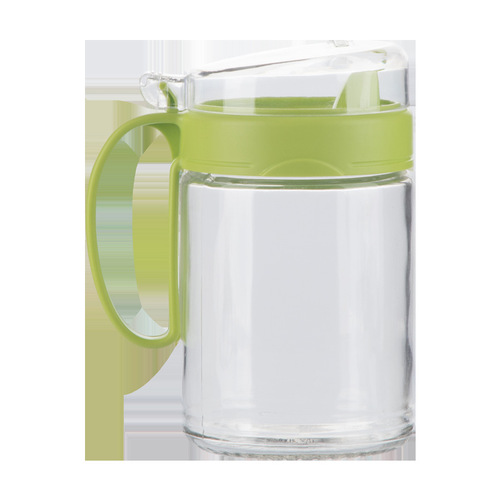 Camellia large oil pot glass household oil-proof soy sauce bottle kitchen seasoning bottle vinegar bottle leak-proof oil tank pot oil bottle