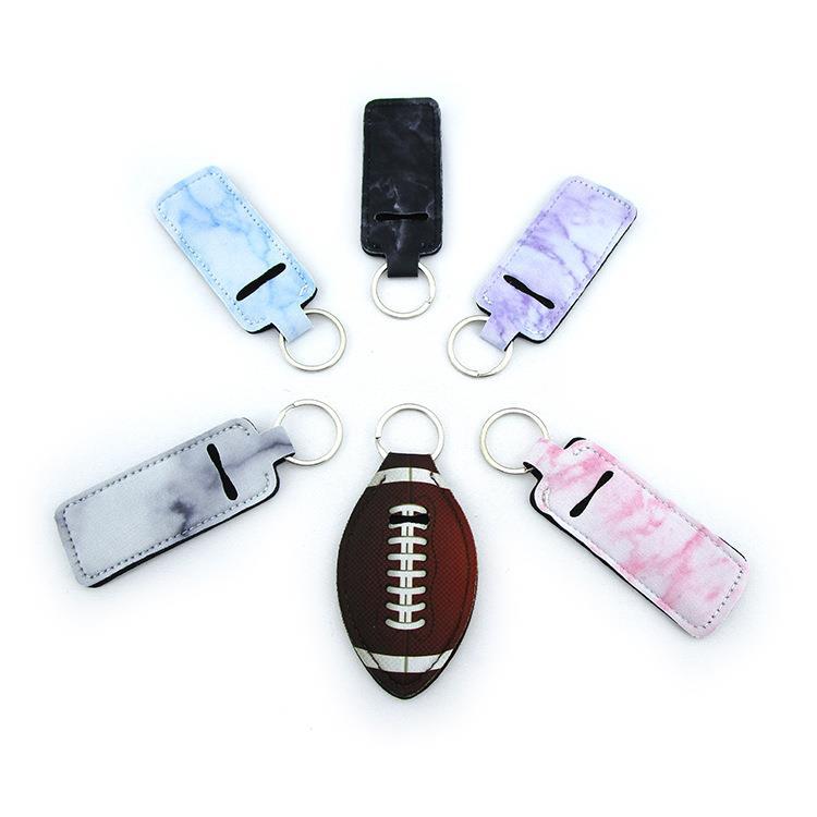 Holiday, Daily Occasion Simple Style Spot Stripe Flower Alloy Nylon Polyester Printing Unisex Bag Pendant Lipstick Cover Keychain