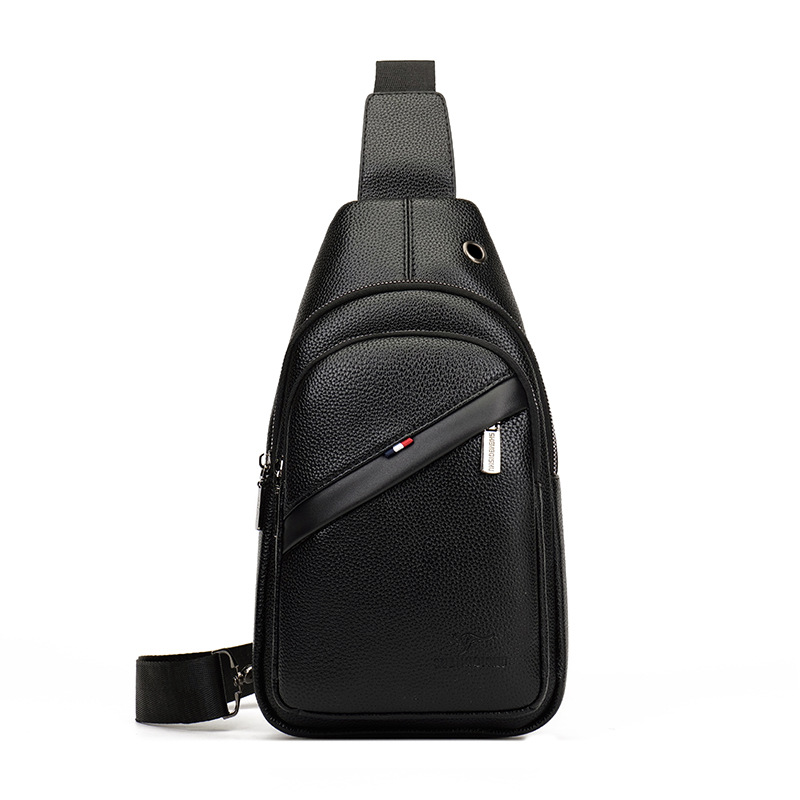 Bolso de hombre Bolso de pecho para hombre Bolso de mensajero de sentido avanzado Bolso de pecho Bolso de hombro para hombre Marca de moda Bolso de cuero para hombre Mochila para hombre
