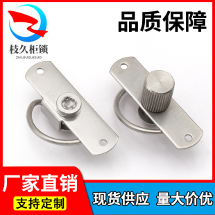 Free Shipping 304 Stainless Steel Lock Industrial Equipment Cabinet Door Rotary Knob Lock Compression Hexagonal Switch Tongue Lock