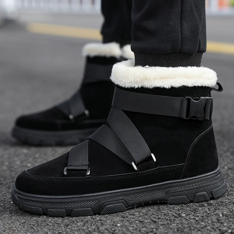 Ботинки Martens, зимние тёплые, с флисовой подкладкой, платформа