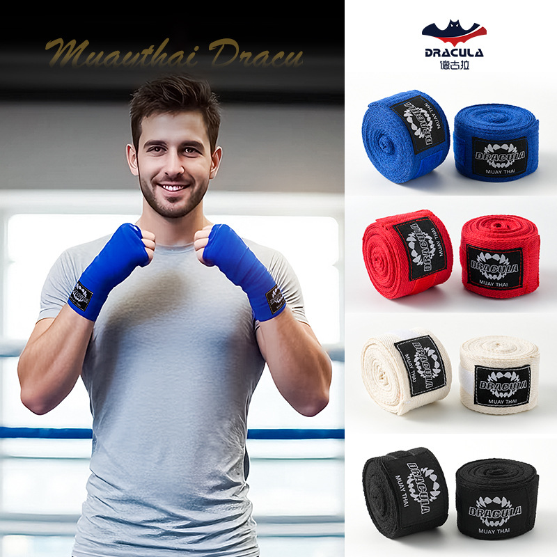 Boxing Hand Wraps, Elastic Bandages for Adults, Men and Women, for Sanda Fighting, Hand Protection, Sports Hand Wraps 3.5m