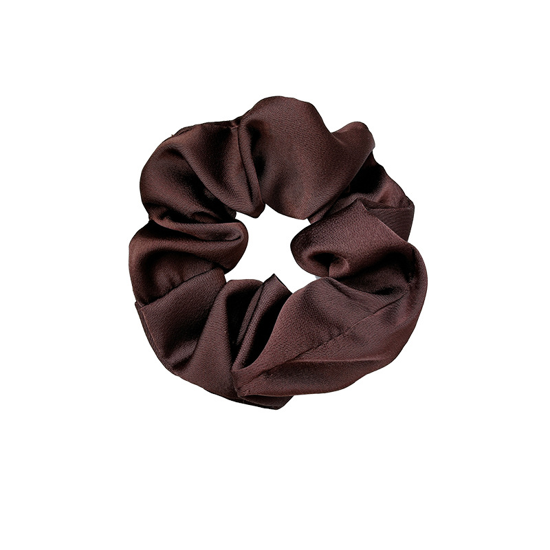 Anillo de cabello de intestino grande cuerda de cabello de mujer cuerda de cabello de alta calidad correa de cabello negro coreano tocado de cabello de flores 2025 nuevo