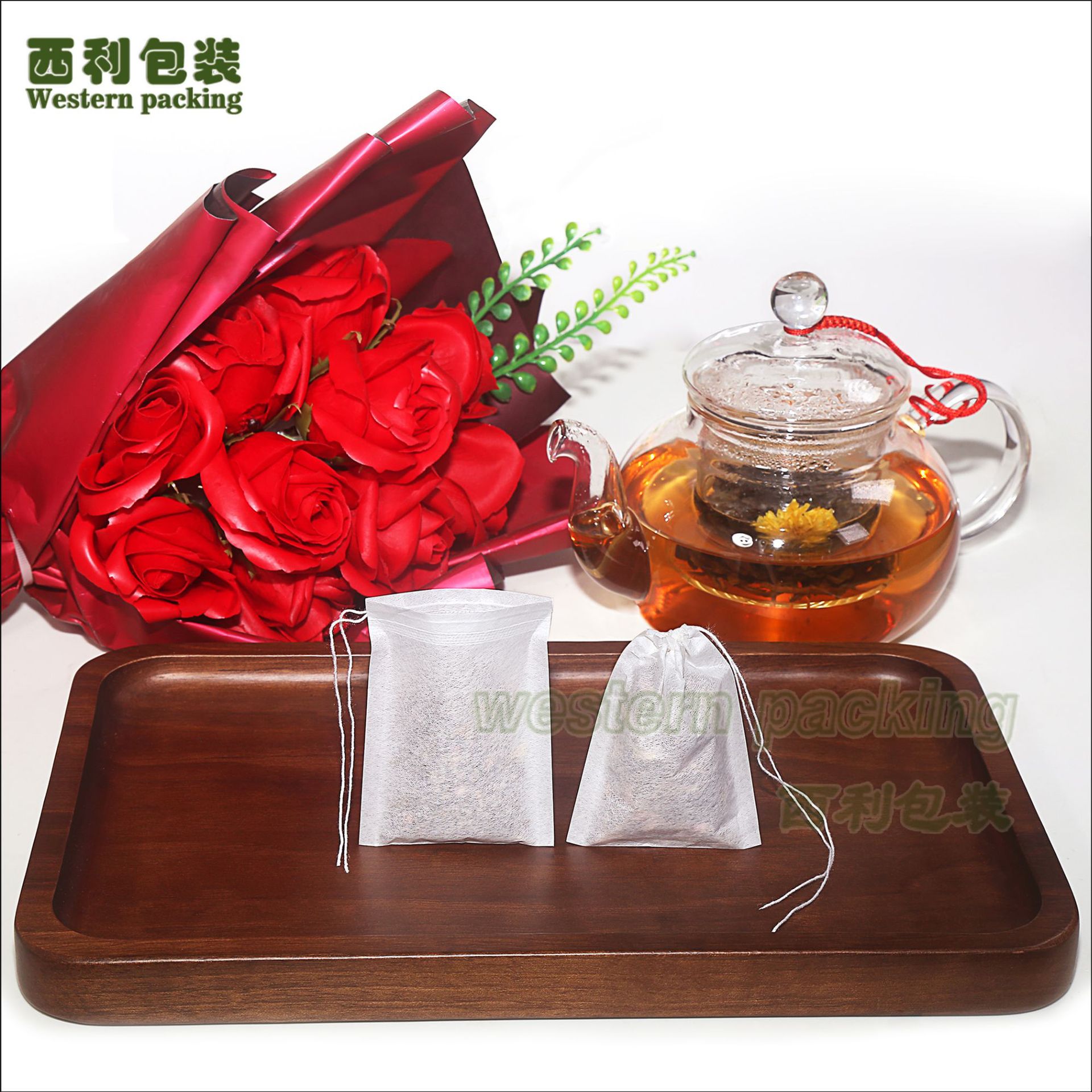 批发抽线茶叶过滤纸茶包袋一次性木浆纸过滤袋药粉过滤袋咖啡粉过