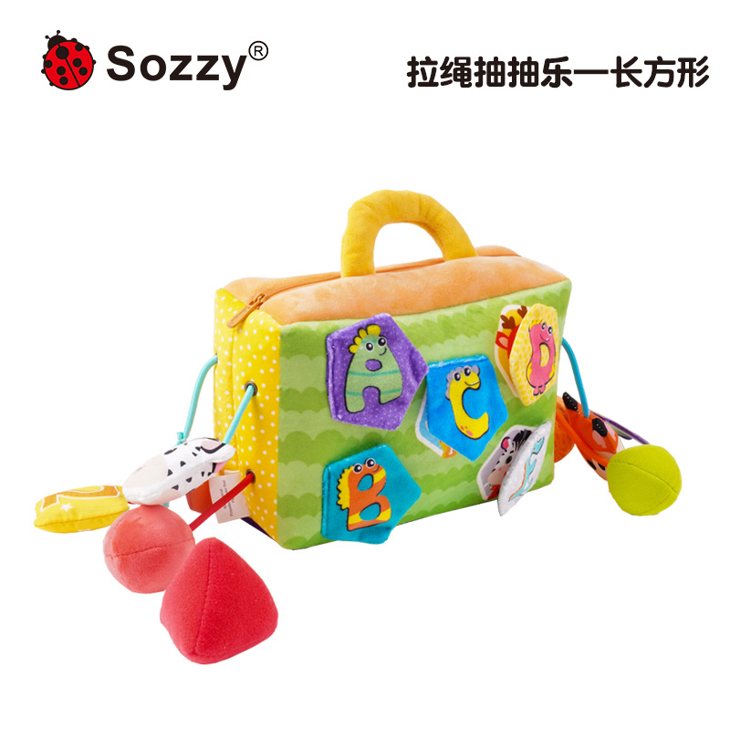 Sozzy cuerda de tracción, coche de tracción para bebés de 0 - 1 años de edad, cama, campana, campana, carro de bebé, juguetes colgantes, tipo colgantes